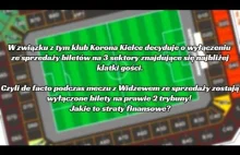 Działania kieleckiej policji wobec kibiców Korony