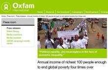 Oxfam kontra 100 najbogatszych: Oddajcie swoje roczne dochody, to rozprawimy...