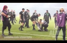 Pokaz prawdziwej klasy przez rugbystę.