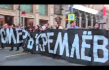 Zaprotestowali przeciwko kremlowskim okupantom w... Moskwie