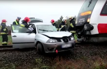 Wolsztyn. Wypadek na przejeździe kolejowym. Wśród rannych dziecko.