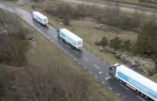 Konwój ciężarówek bez kierowców przejechał przez Europę