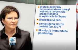 Sposób Kopacz na kampanię parlamentarną - powtórzenie postulatów PO z 2005 r.