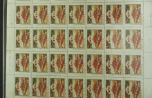 Kolekcja walorów filatelistycznych z Janem Pawłem II