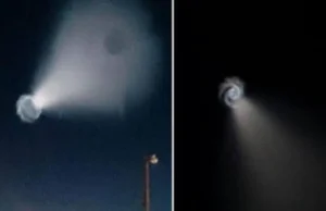 Rosja: Tysiące ludzi obserwowało dziwny wir światła na niebie.
