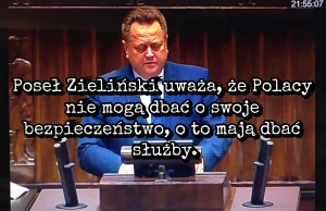 Pan wiceminister Zieliński od Policji powinien natychmiast być zdymisjonowany