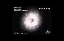 Kometa ISON i dwa obiekty uchwycone przez chińskiego satelitę