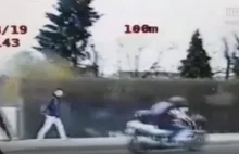 Brawurowy pościg za 17-latkiem na motocyklu[WIDEO]
