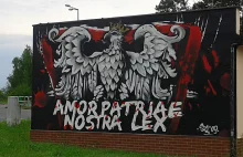 Mural patriotyczny „amor patriae nostra lex”