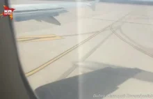 Wyciek paliwa z samolotu a321