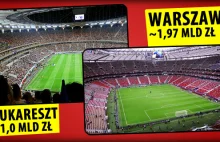 Bukareszt vs Warszawa: Dwa podobne stadiony, a różnica w cenie sięgnęła...