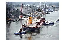 Statek przywiózł 95000 ton węgla z USA.