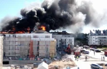 Gdynia: Pożar budynku przy ul. Filipkowskiego