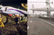 Przyczyna katastrofy na Tajwanie. Pilot omyłkowo wyłączył lewy silnik?