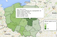 Europejskie bieguny bogactwa i biedy. Ranking regionów wg PKB na mieszkańca