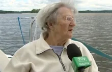 Pani Zofia została najstarszą żeglarką w Polsce. Ma prawie 102 lata