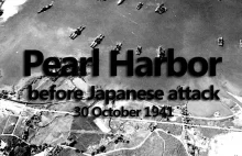 Interaktywna mapa Pearl Harbor przed atakiem Japończyków. 1941.