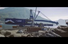 Polski Shiploader prezentuje się fantastycznie w Narviku!