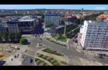 Zielony Szczecin - przelot nad miastem