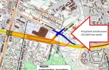 Kluczowy węzeł drogowy w Warszawie CELOWO bez zatok przystankowych?