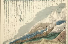 Wysokość gór i długość rzek - niesamowita grafika z 1854 roku
