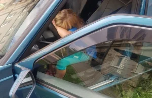 Siedmiolatka zabrała kluczyki ojcu i ruszyła autem w drogę (ZDJĘCIA