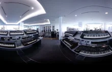 Wycieczka 360° 4K po muzeum Roland'a (instrumenty muzyczne)