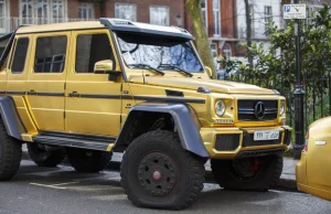 Saudyjski miliarder sprowadził do Londynu 4 samochody... pokryte złotem!...