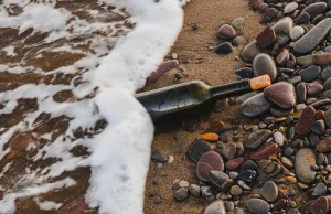 List w butelce dryfował w morzu-wiadomość sprzed 50 lat