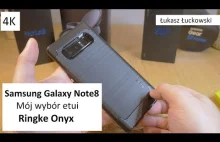Najładniejsze Etui/Case dla Samsung Galaxy Note8 | Ringke Onyx Rzut Okiem