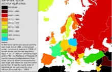 Kary za homoseksualizm w Europie.