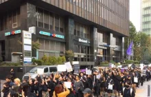 Koreanki walczą o swoje prawa za sprawą polskiego czarnego protestu