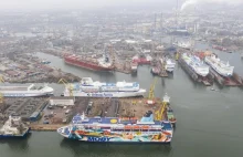 Aż 24 statki przy nabrzeżach i w dokach Gdańskiej Stoczni Remontowa SA