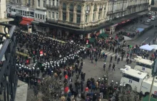 Demonstracja przeciwko islamistom w Brukseli