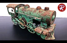 Renowacja starej zabawkowej lokomotywy z 1920 roku