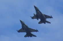 F-16 przeleciały dzisiaj nad Wrocławiem - FILM, ZDJĘCIA