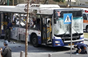 Eksplozja w autobusie w Tel Aviv