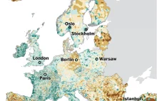 Mapa: Gdzie Europa "rośnie", a gdzie się "kurczy"