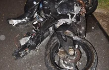 Pijany rowerzysta zderzył się z motocyklem. Nie żyje motocyklista...
