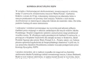 PZPN rozpoczyna postępowanie, sędzia opowiada o chamstwie-c.d afery z Pyżalskim.