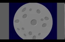 Moon with craters - Adobe Illustrator tutorial. How to create simple ve...