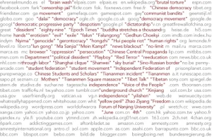 Co władze chińskie cenzurują w internecie?