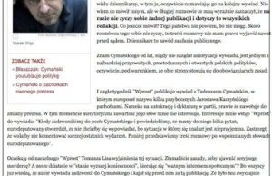 Dziennikarz GW skrytykował "Wprost" Tomasza Lisa za brak etyki dziennikarskiej