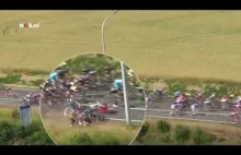 Wielka kraksa w TdF