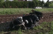 VIDEO | Śmiertelny wypadek na przejeździe kolejowym w Blachowni