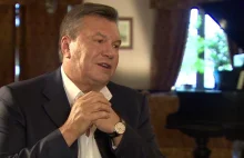 Pierwszy wywiad Janukowicza z zachodnimi mediami od czasu wojny [EN]