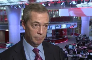 Nigel Farage: Wielka Brytania powinna przyjąć syryjskich uchodźców