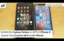 SAMSUNG Galaxy Note9 vs APPLE iPhone X ❗❗❗ | Speed Test | Exynos 9810 vs...