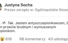 Justyna Socha wcześniej: Jestem antyszczepionkowcem. Dzisiaj: będą pozwy za ...
