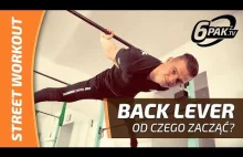 BACK LEVER (waga tyłem) - od czego zacząć?